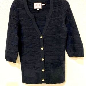 Juicy Couture Black Cardigan size Small